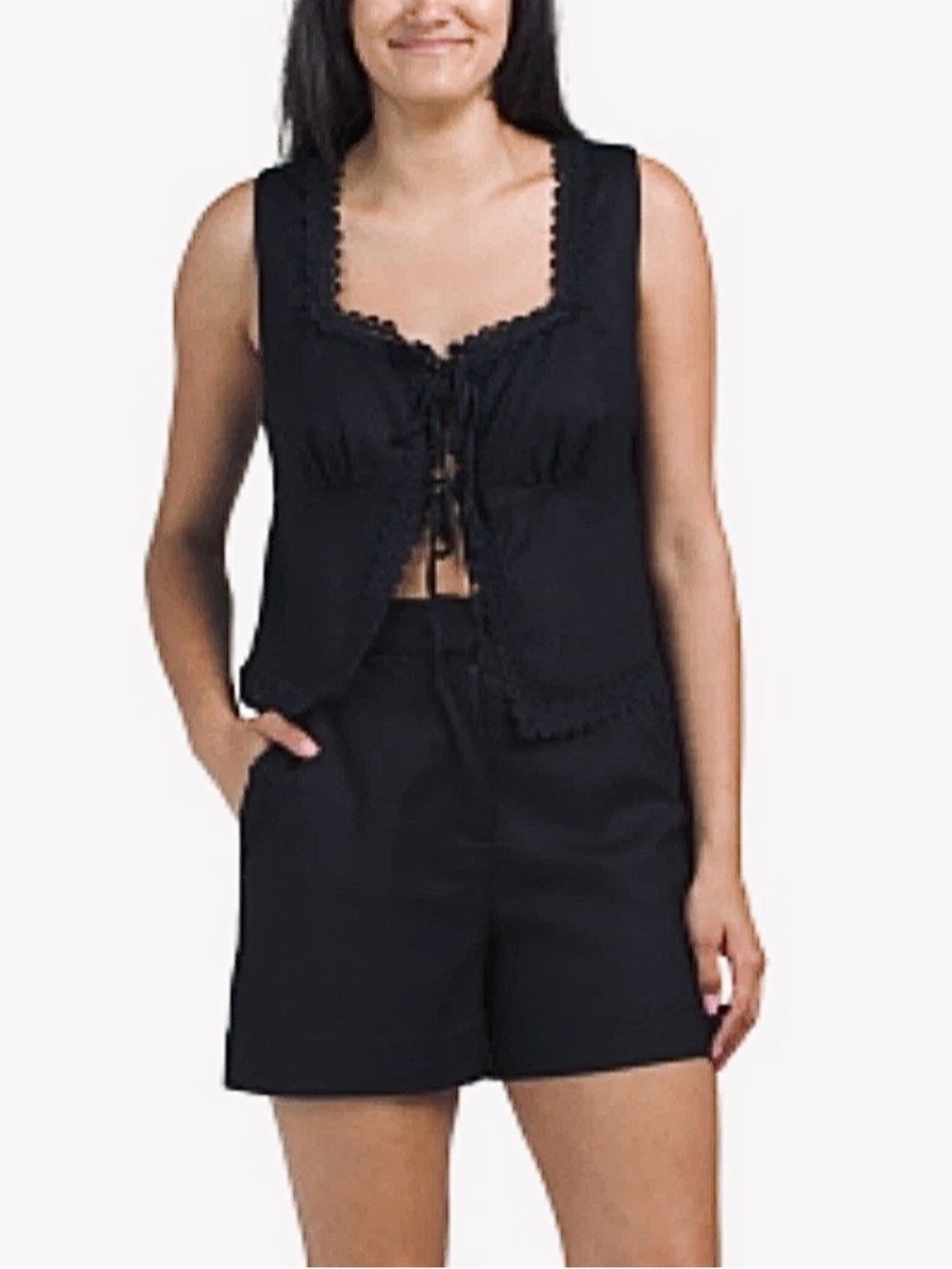 House of Harlow Boho Matching Short Set